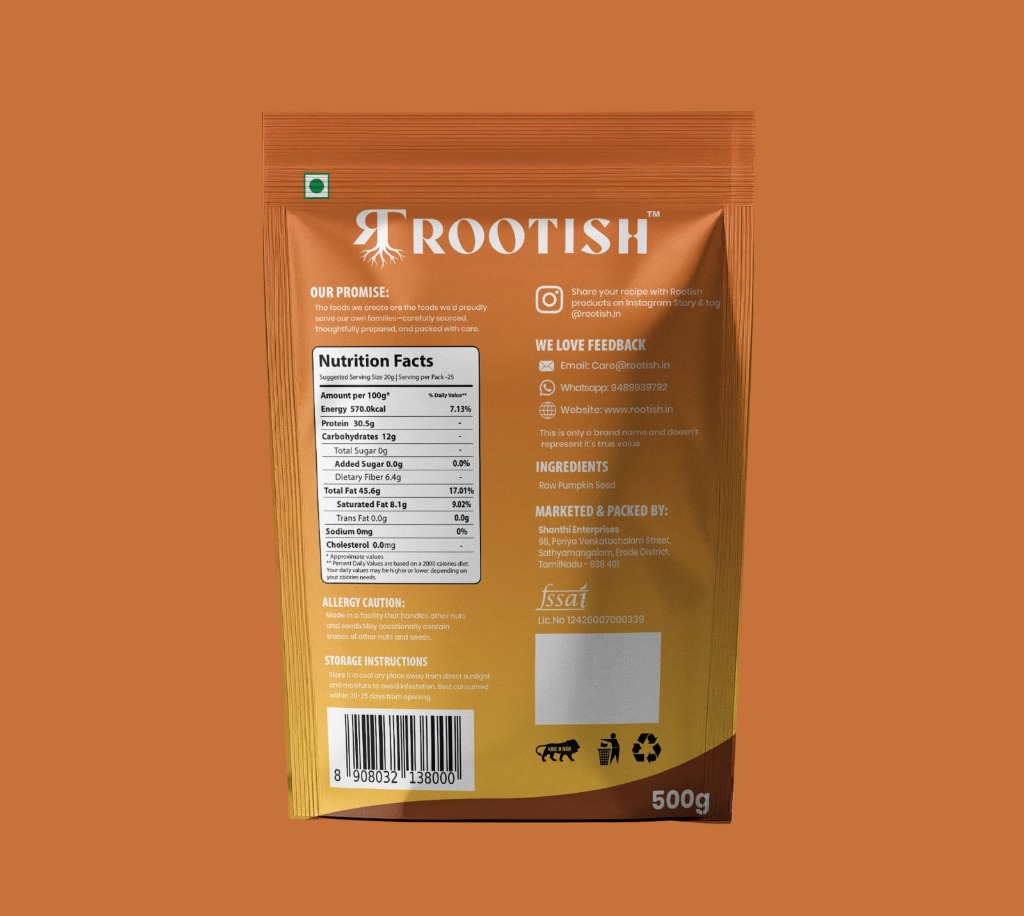 Nutritional Facts & Lab Certification Label